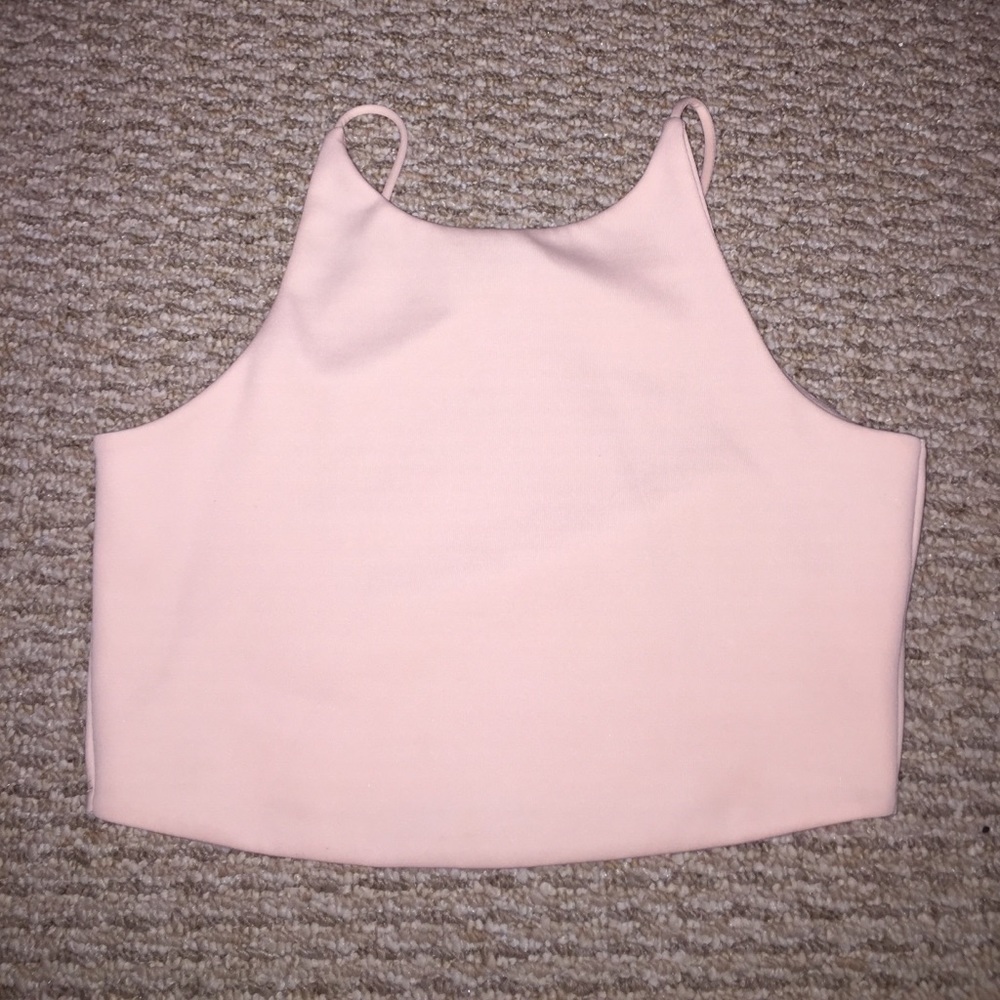 Zara Light Pink Crop Top