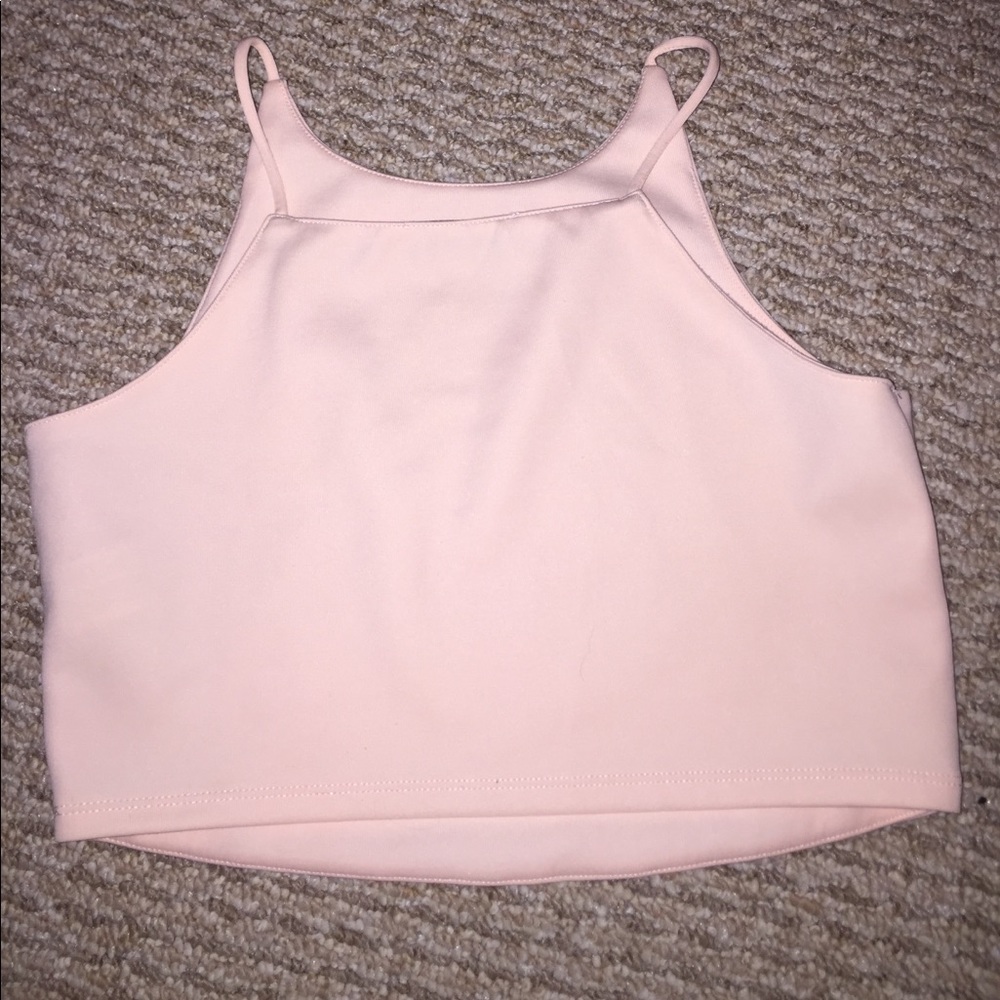 Zara Light Pink Crop Top - Picture 3 of 3