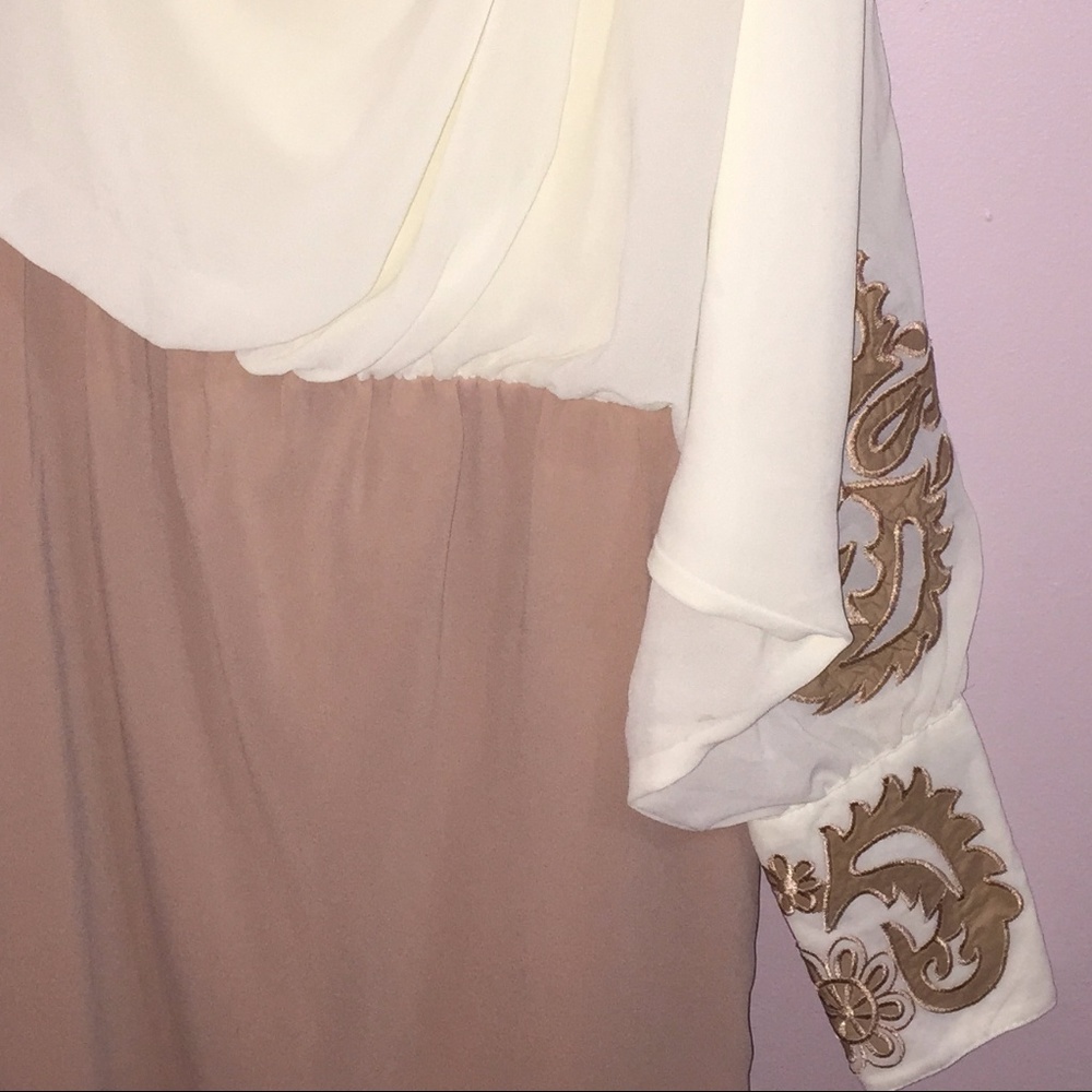Marine Blu One-Sleeved Dress