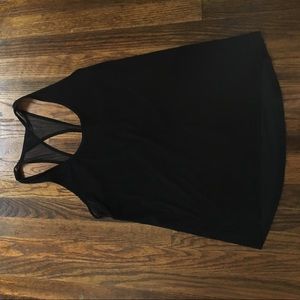 Black Sheer Lululemon Tank Top