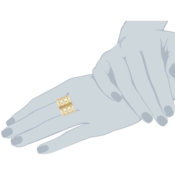 Michael Kors Open Barrel Ring Size 7 MKJ4288 - Picture 3 of 3