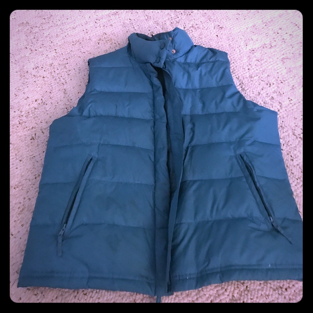 Turquoise puffy coat