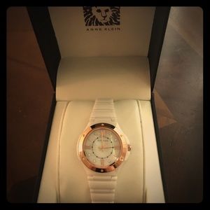 Anne Klein Ceramic Collection White Watch