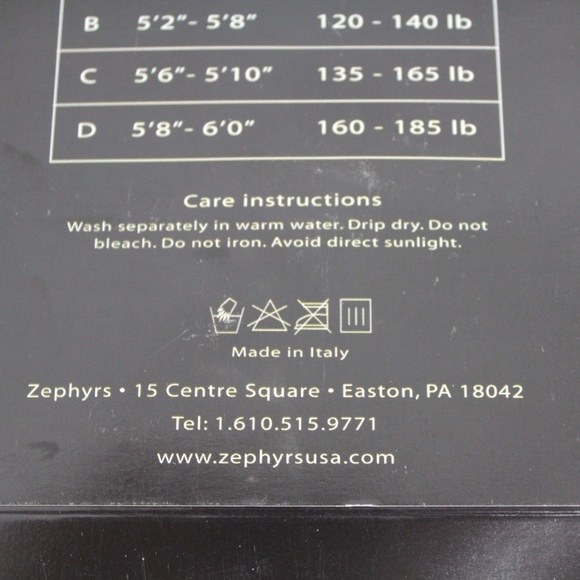 Zephyr Garter Belt & Stockings Made in Italy Black - Picture 5 of 8