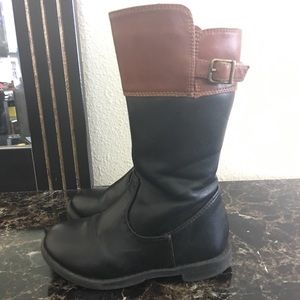 Black and Brown Boots