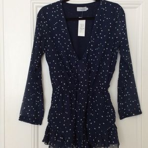 Lioness Star Print Romper