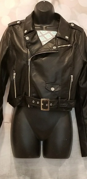 Ashley Outerwear Jackets & Blazers - Adorable faux leather jacket