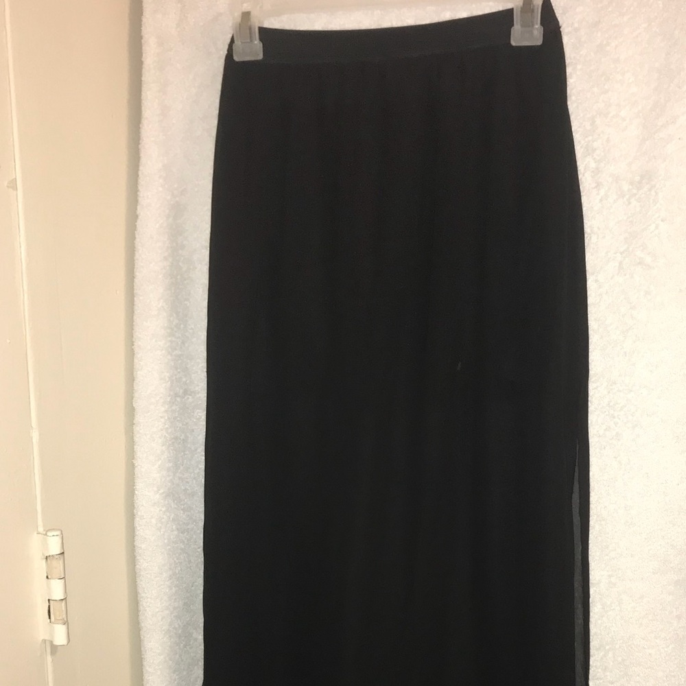 Transparent Maxi Skirt