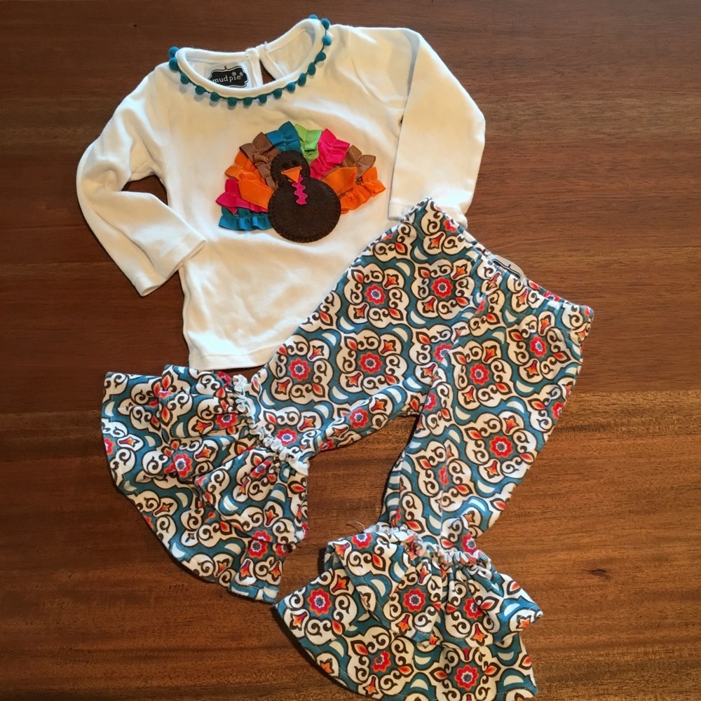 0-6m mud pie outfit