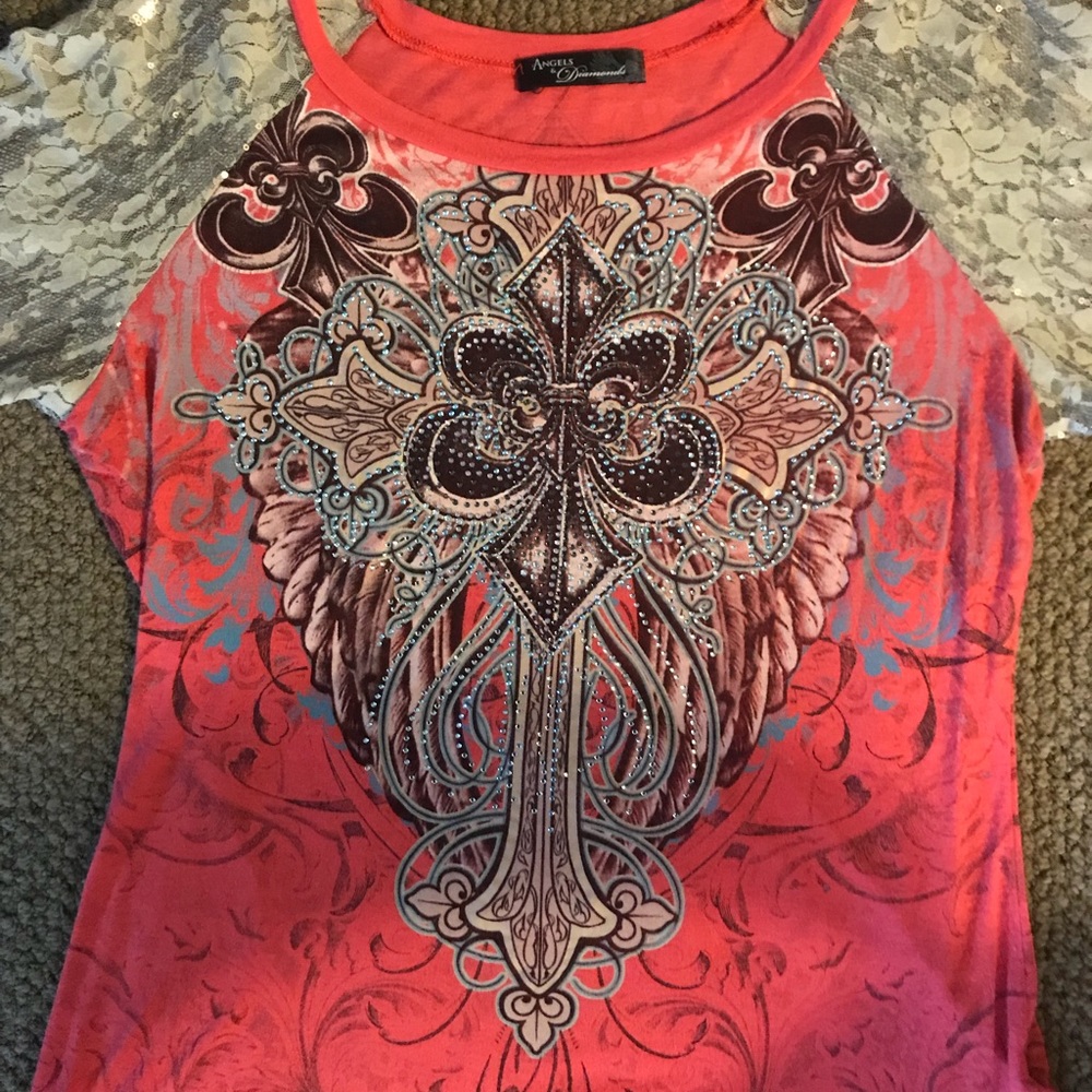 Buckle Angels and Diamonds tee