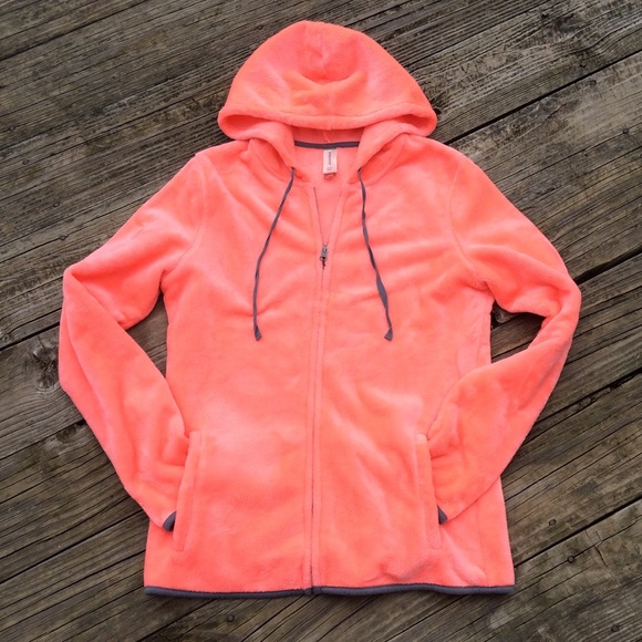 No Boundaries Jackets & Blazers - Plush Peach Hooded Jacket