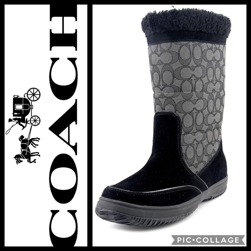 ❄️NWT Coach Sherman Boot {Blk/Smoke} 6