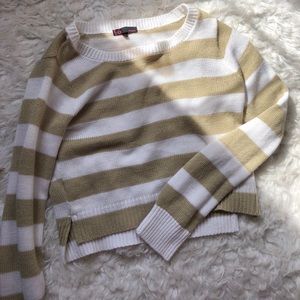 Striped Cropped Sweater