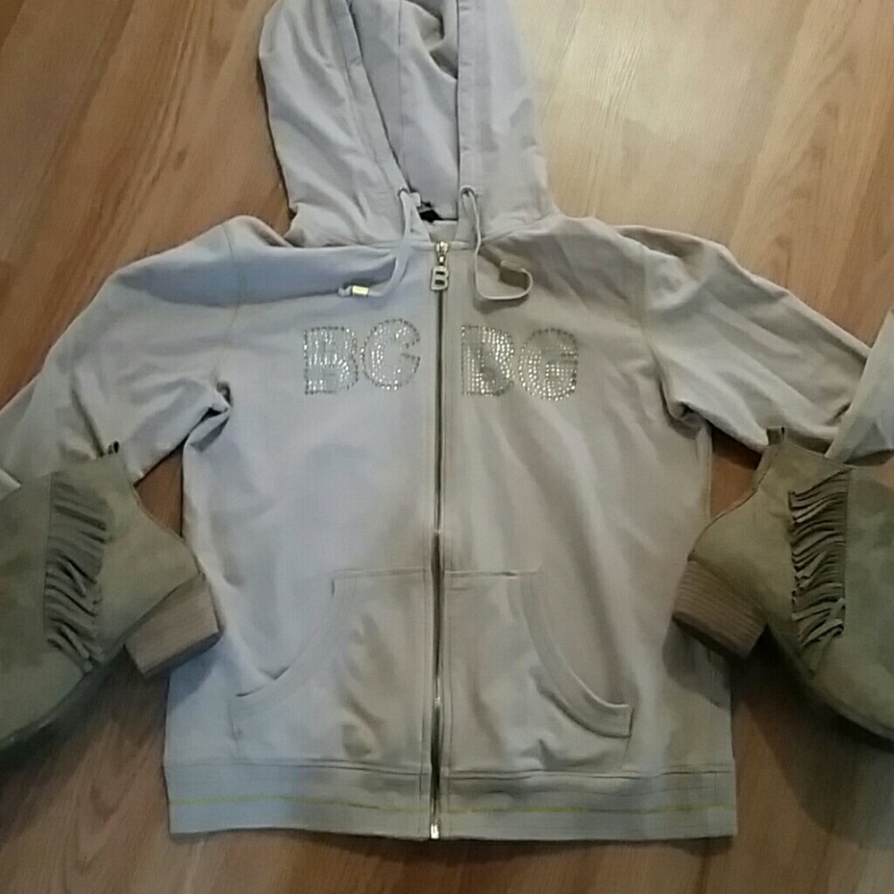 BCBG MAXAZRIA TAN JACKET!!!!!!