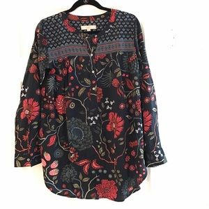 Loft fall color tunic shirt