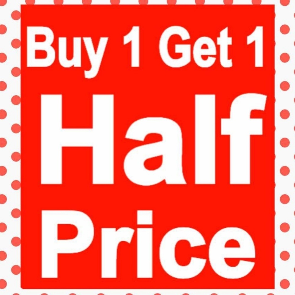 Buy anything get the other half price. - Picture 1 of 1