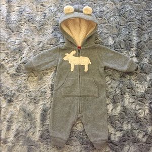 Carter's baby boy fleece jumpsuit