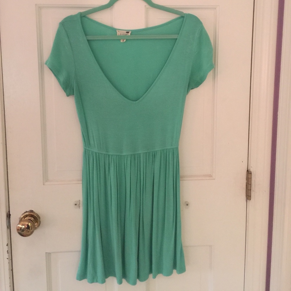 Teal babydoll dress