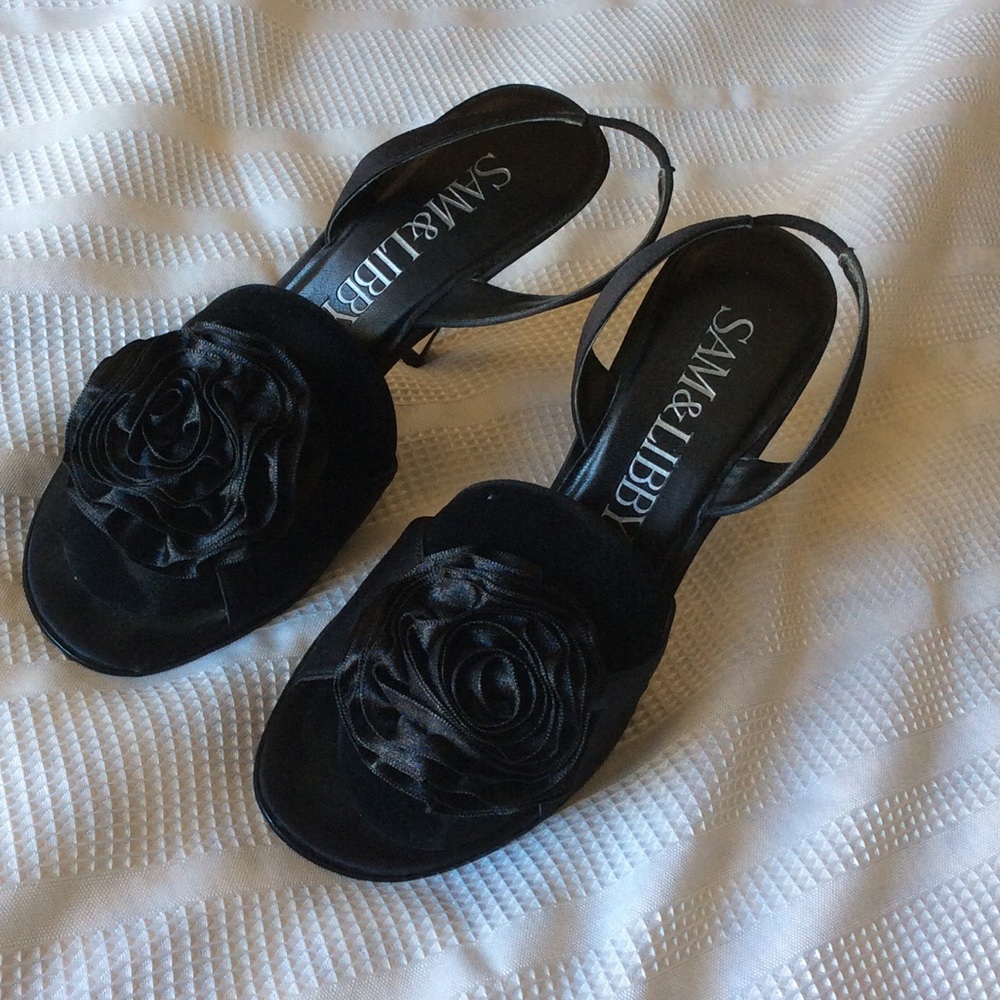 SAM & LIBBY HEELS material satin