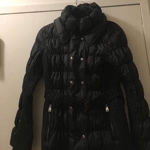Via Spiga Black Puffer Coat