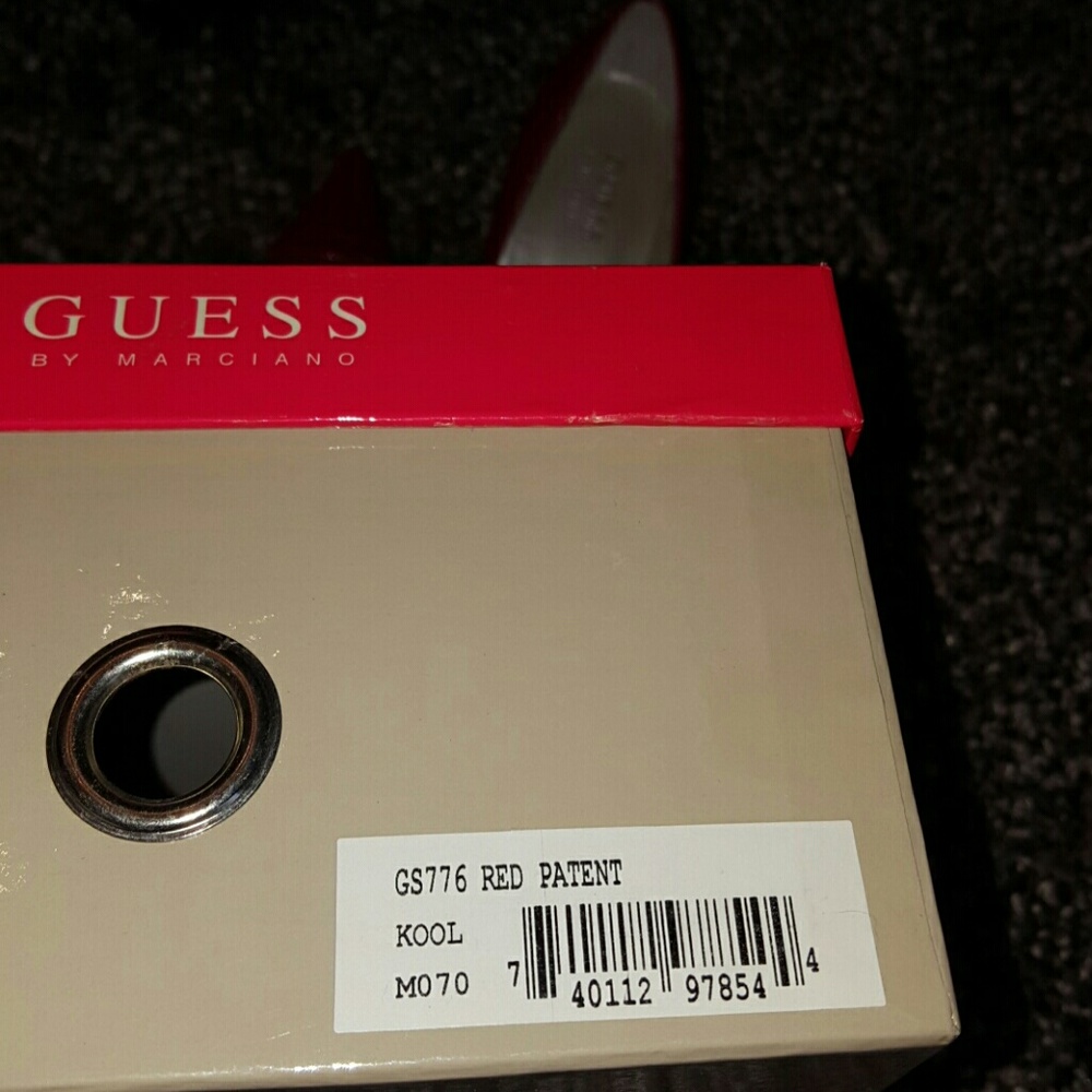 Guess Red Patent Leather High Heels - Picture 8 of 8