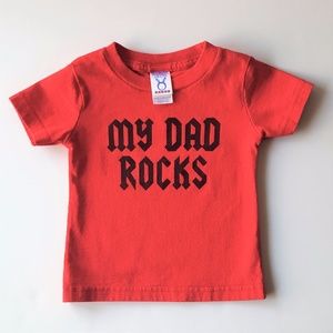 Rabbit Skins "My Dad Rocks" Tee - Size 18 Months