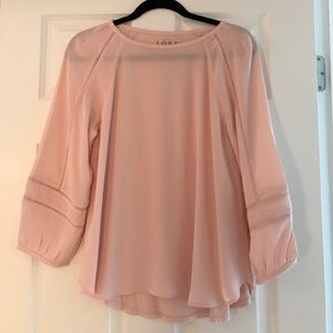 Loft blush color shirt