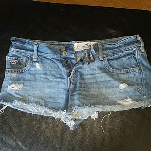 Hollister Size 5 W 27 Distressed Jean Shorts