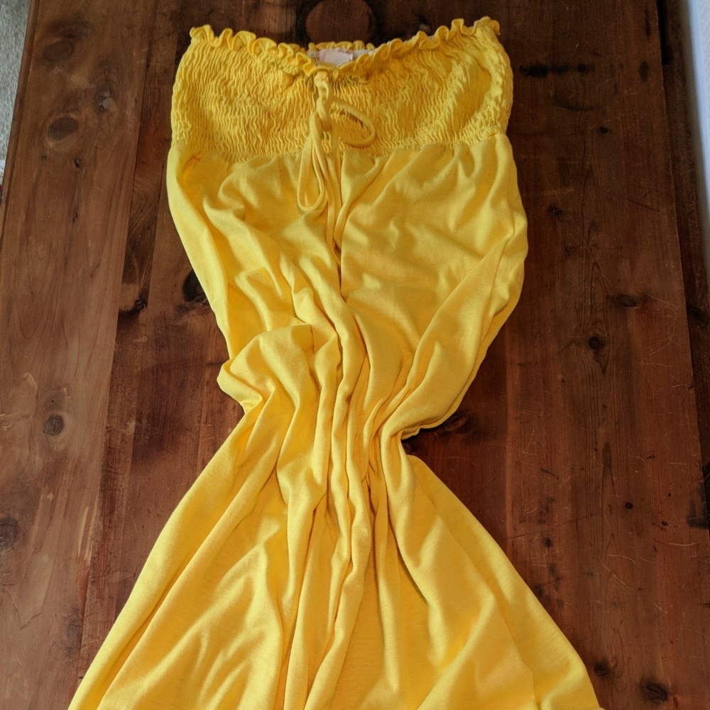SALE! Yellow maxi dress