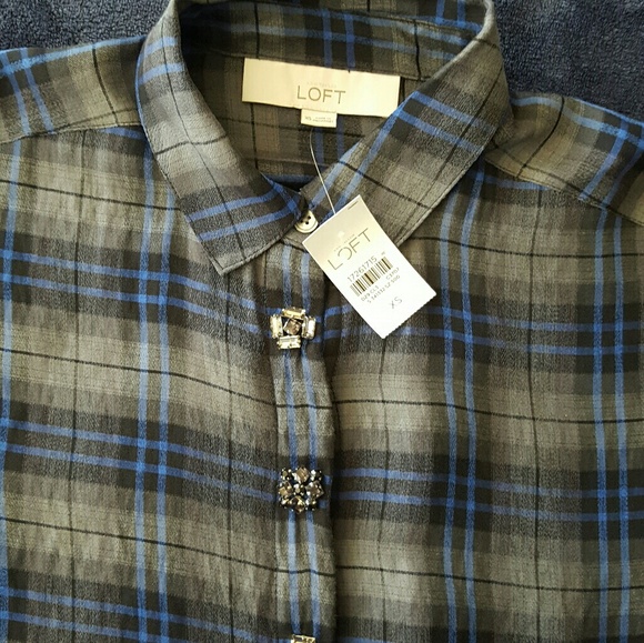 Ann Taylor Loft Blouse For Women's - Picture 5 of 7