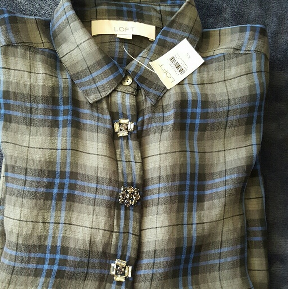 Ann Taylor Loft Blouse For Women's - Picture 6 of 7