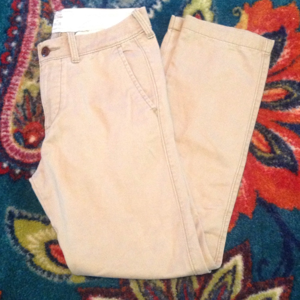 Hollister 28X30 Slim Straight Khakis