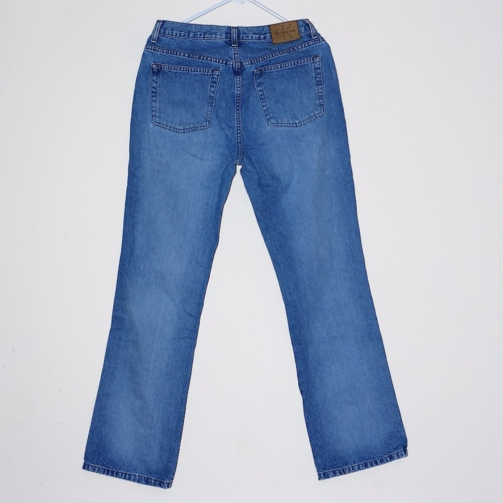 CALVIN KLEIN High Waisted Retro Denim Blue Jeans 8