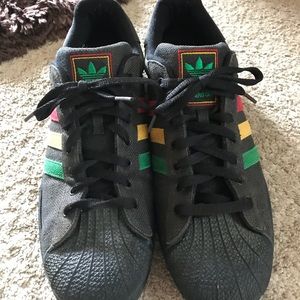 Adidas red,yellow&green shoes...great condition