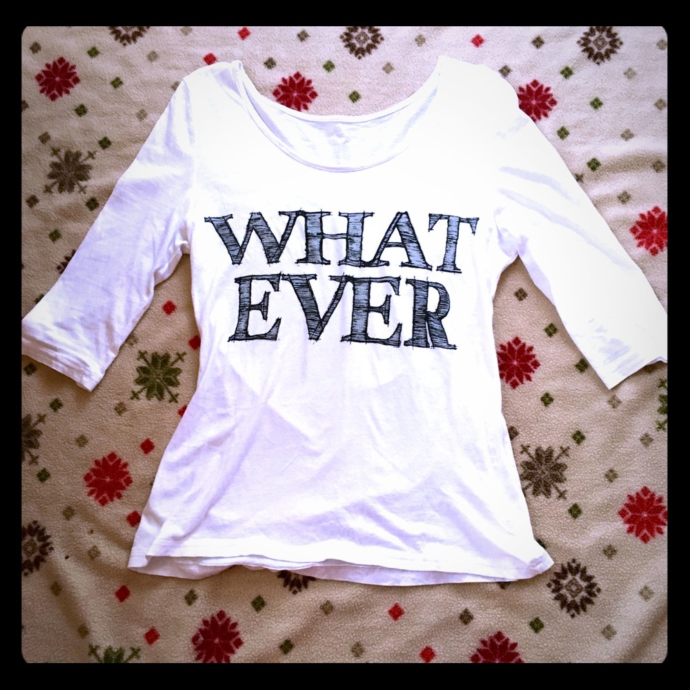 **Whatever** 3/4 sleeve top