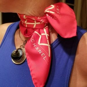 CHANEL SILK SCARF