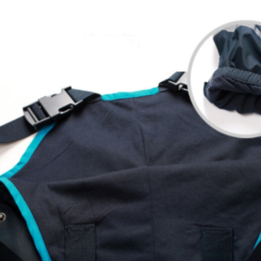 Lined, warm kid’s wind and rain overall pants 2T - Picture 4 of 8