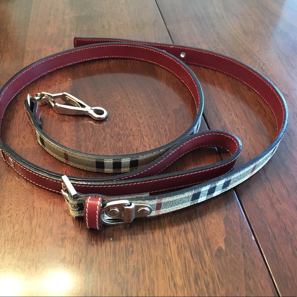 Burberry Dog Collar and Leash