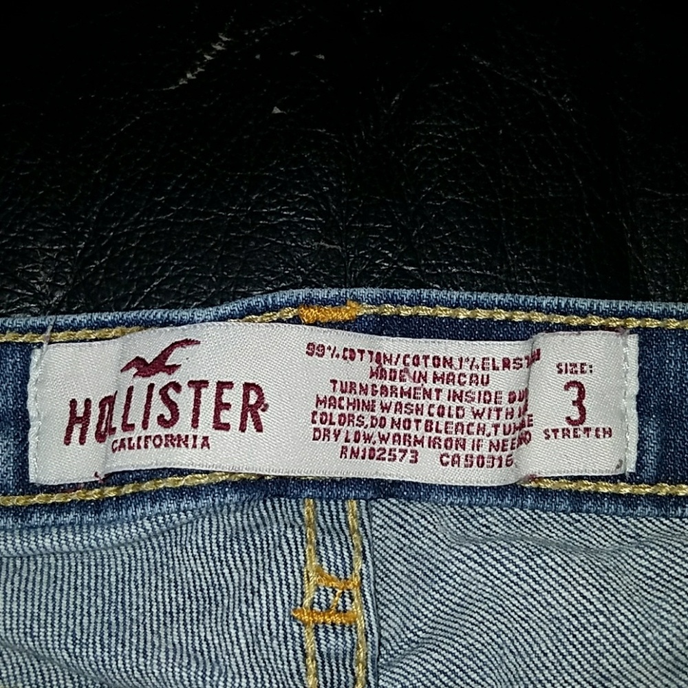 Hollister Bermuda Jean Shorts Size 3 Stretch - Picture 3 of 3