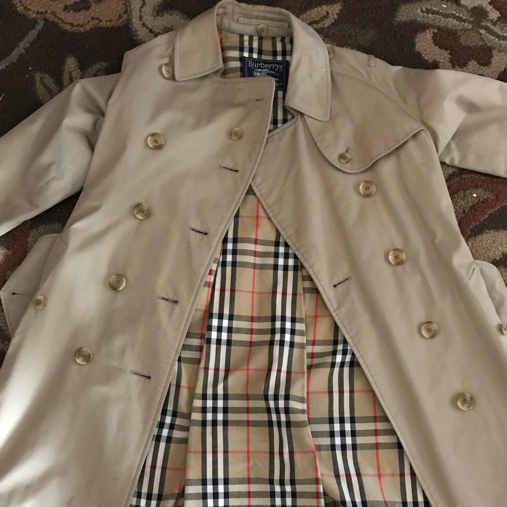 Vintage Burberry A-line trench coach