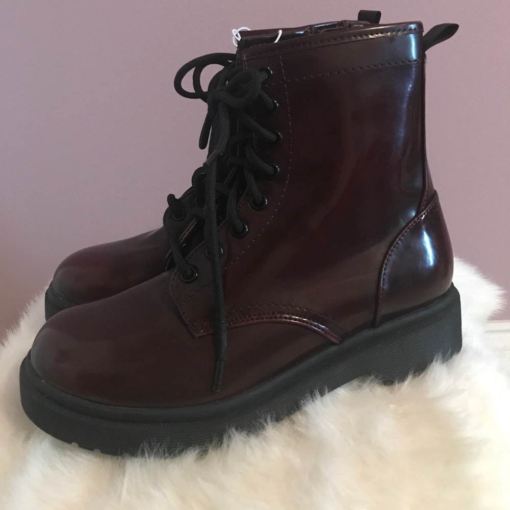 NWT Maroon Dr. Marten Knock Offs (Target)