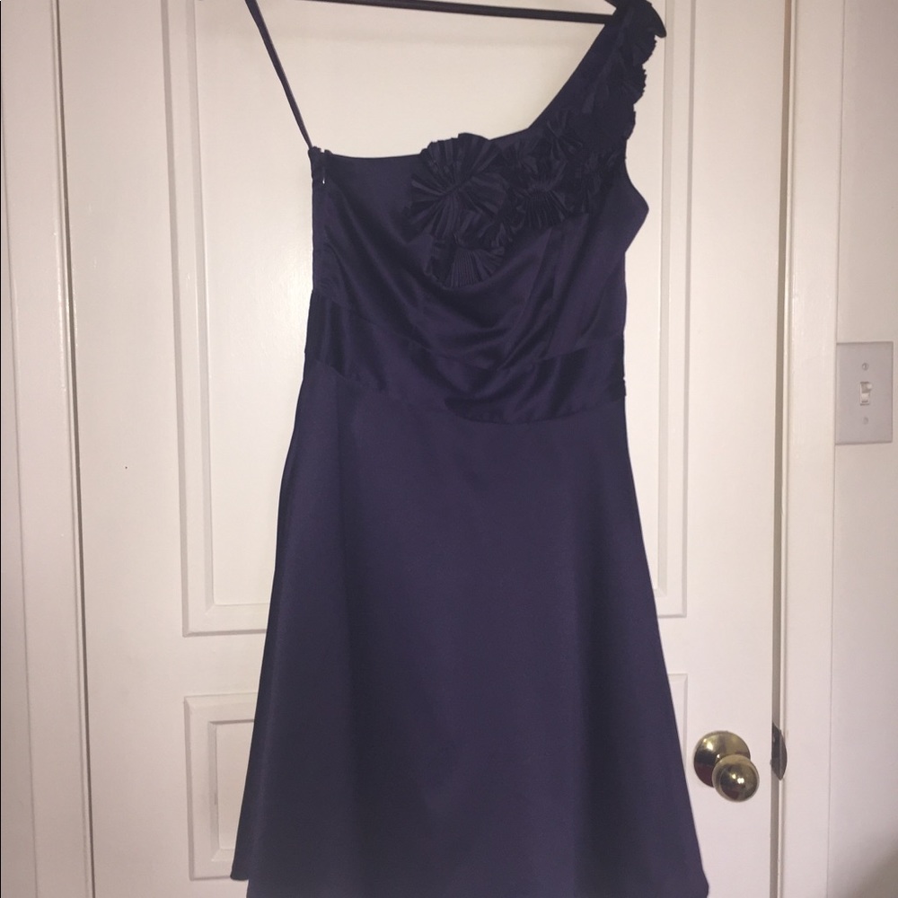 Brand new with Tags. Satin purple dress