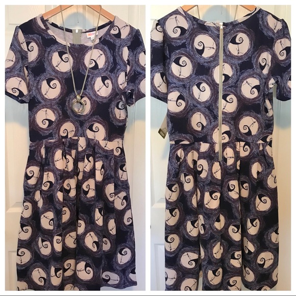 LuLaRoe Dresses & Skirts - LuLaRoe Nightmare Before Christmas 2XL Amelia 🦄🦄