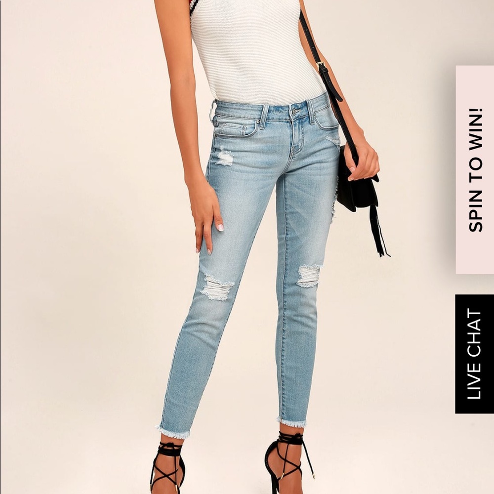 Distressed Skinny Jeans