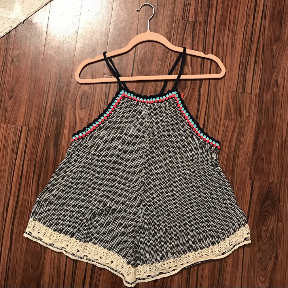 Target Xhilaration crochet type top size Large