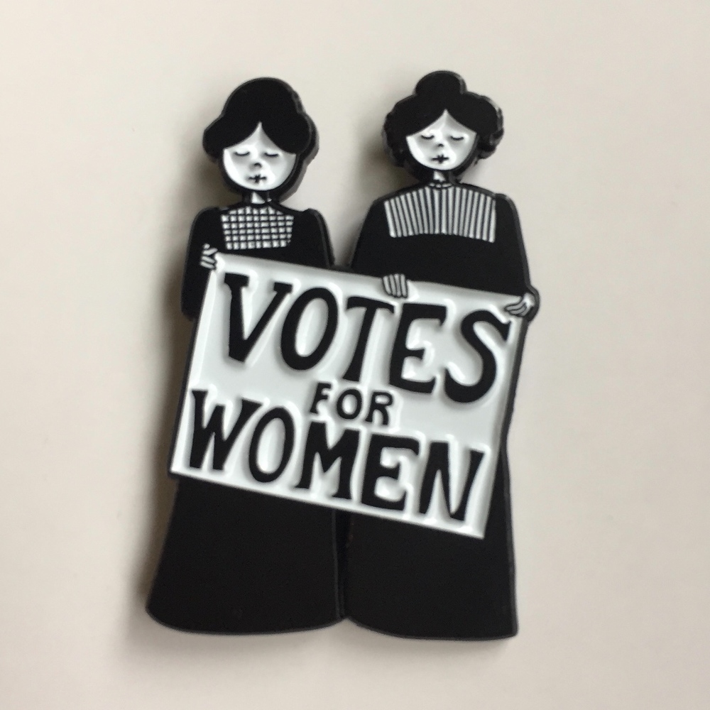Votes for Women Suffragette Enamel Lapel Pin NWT