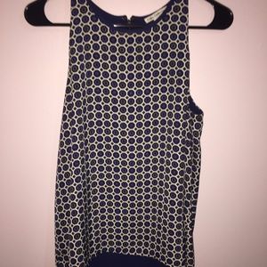 Sleeveless Patterned Blouse