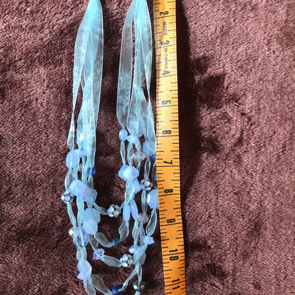 Blue necklace