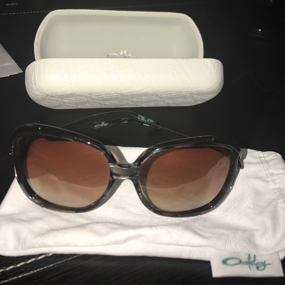 Oversized Oakley women's sunglasses