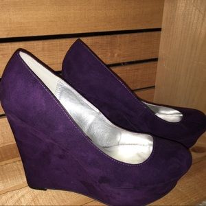 Purple Wedges with platform